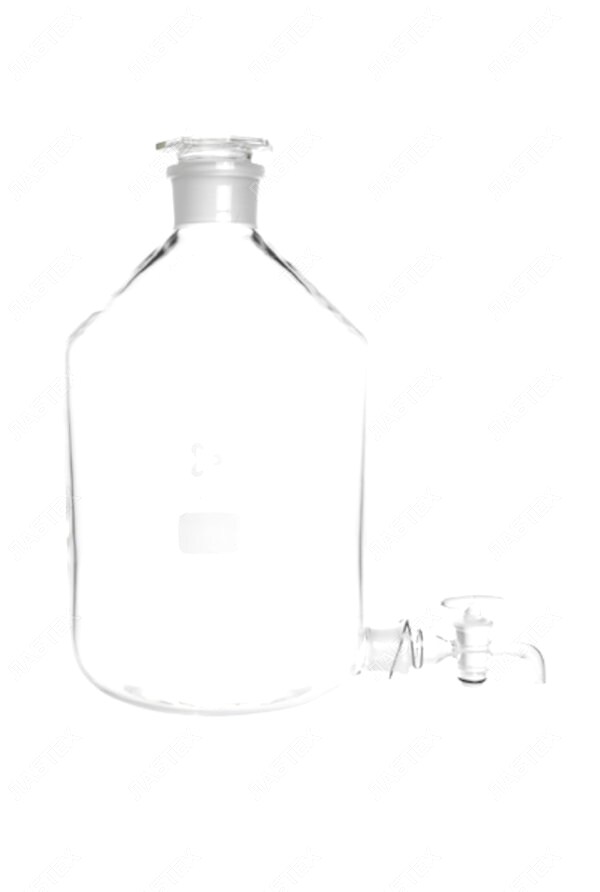Склянка с нижним тубусом  5000 мл c краном, DWK (Schott Duran), 247027308